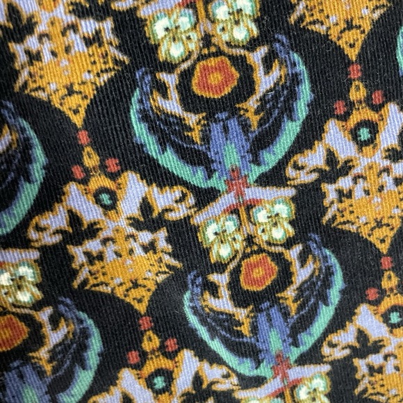 PILCRO AND THE LETTERPRESS Anthro Sz 25 Printed Serif Corduroy Skinny Pants - Picture 4 of 10